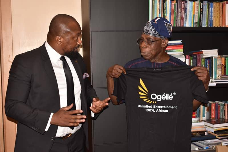Barr Oparaugo and Obasanjo Discuss about the Impact of Ogelle to African Youths