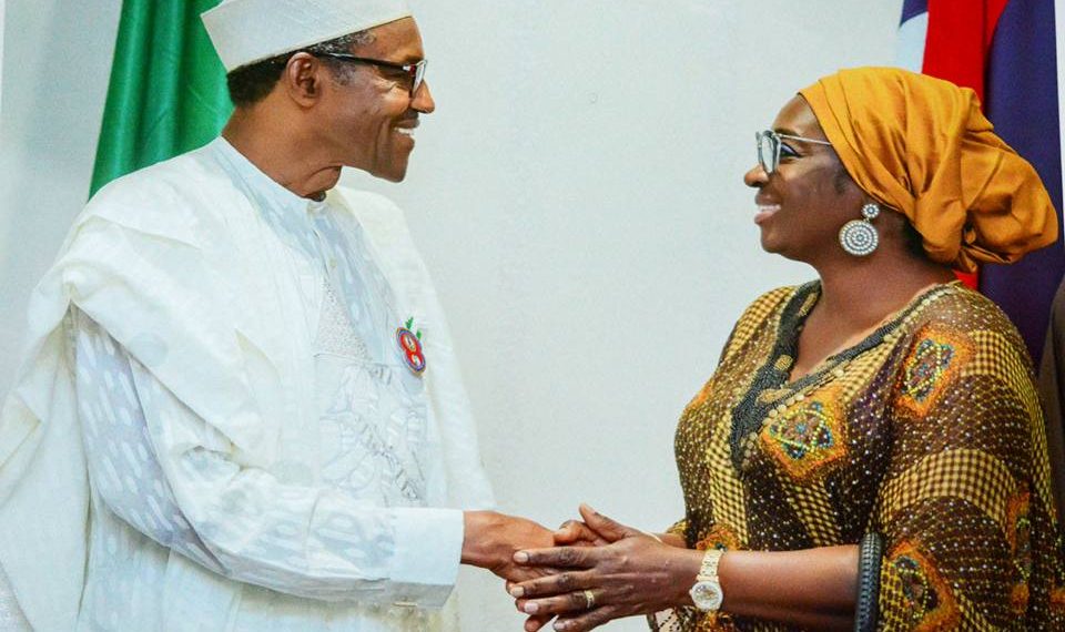 Senator Uche Ekwunife and President Buhari