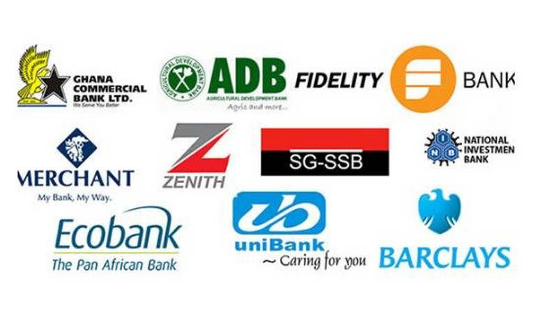 Commercial banks of Ghana logos