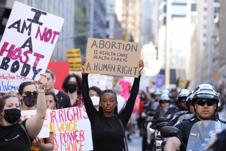 www.nigerianeyenewspaper.com-Women-protests-on-Abortion-Rights-in-USA