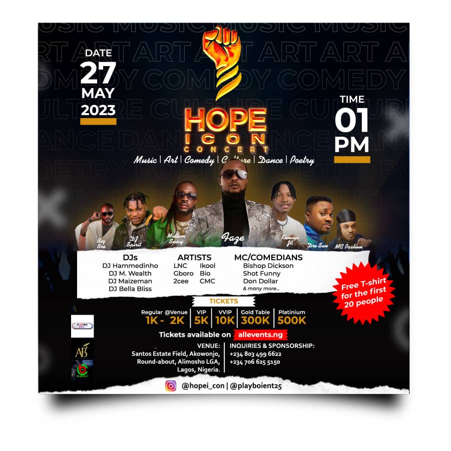 HOPE ICON CONCERT