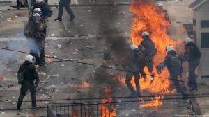 Massive Protests Hit Greece