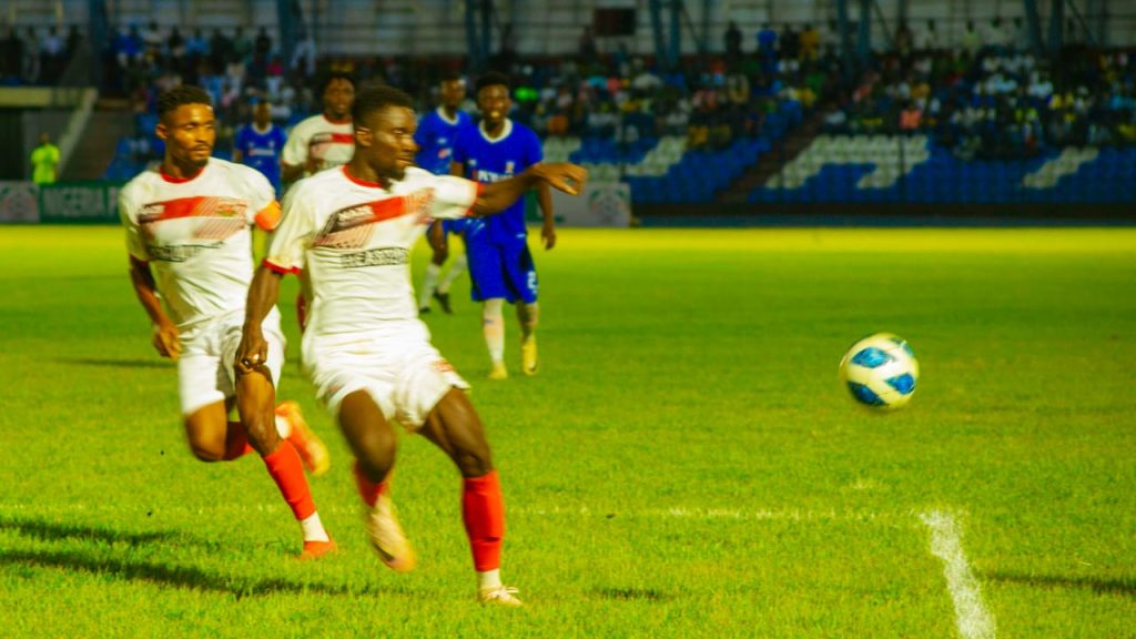 Abonko of Heartland FC in Action