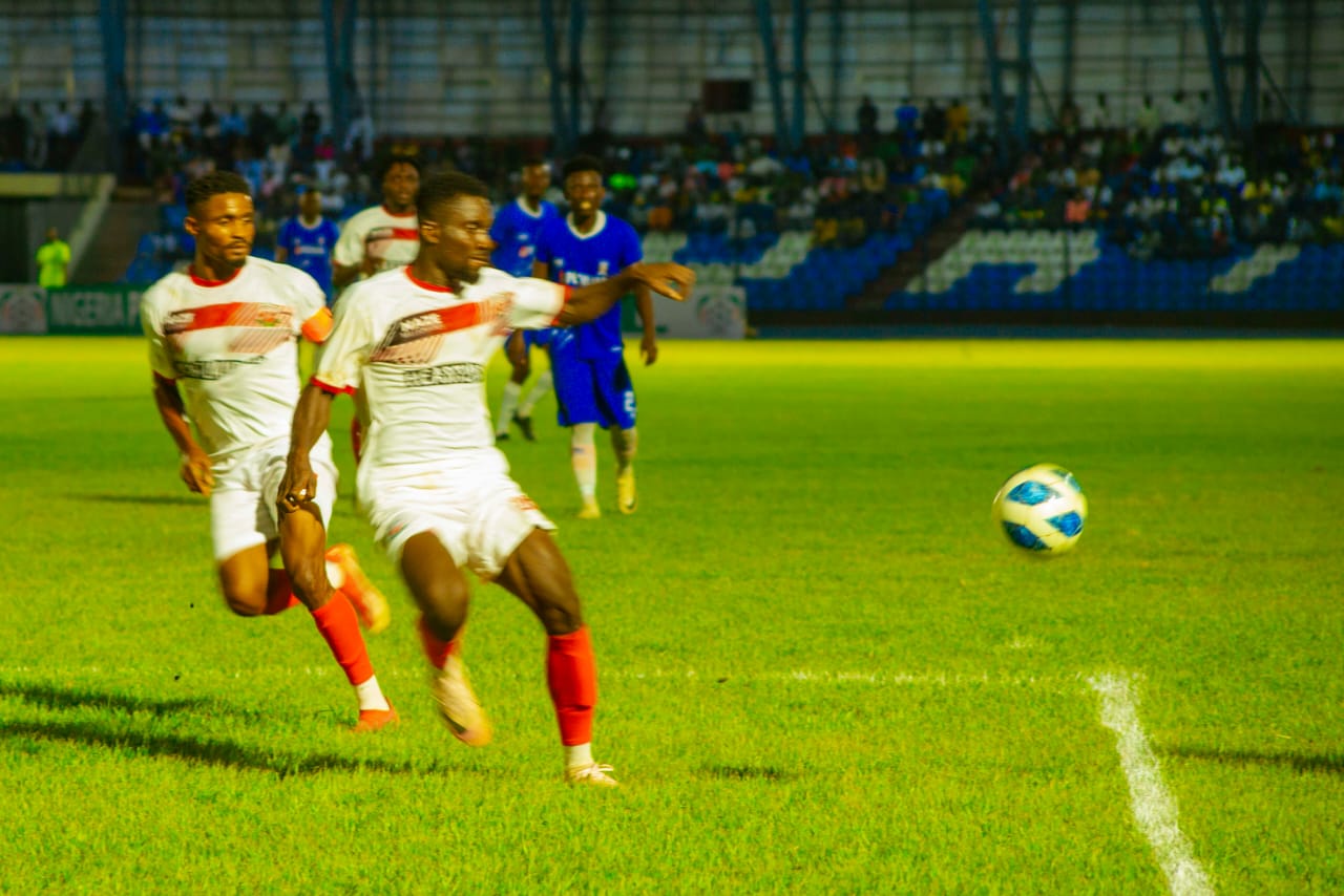 Abonko of Heartland FC in Action