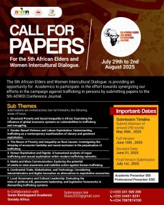 Call for Ppaers at 5th African Elders and Women Intercultural Dialogue