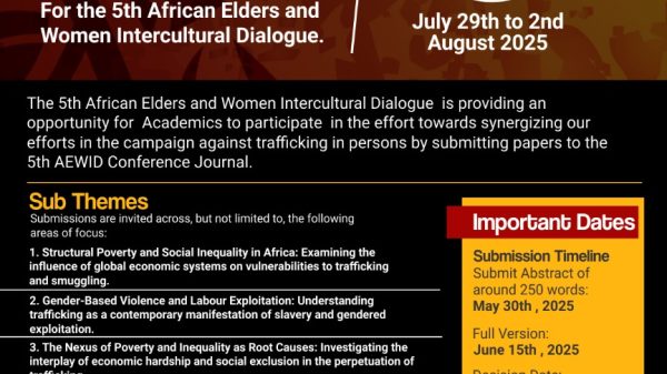 Call for Ppaers at 5th African Elders and Women Intercultural Dialogue