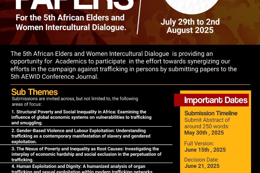 Call for Ppaers at 5th African Elders and Women Intercultural Dialogue