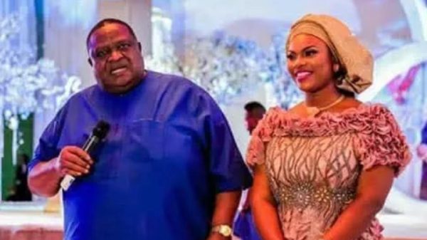 Chief Emmanuel Iwuanyanwu and Frances